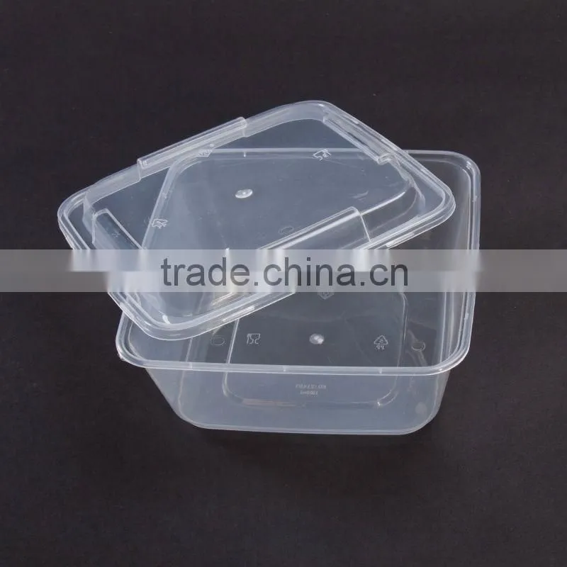 SM6-3104 750ml Plastic Food box Outdoor picnic food storage container PP Tableware lunch box