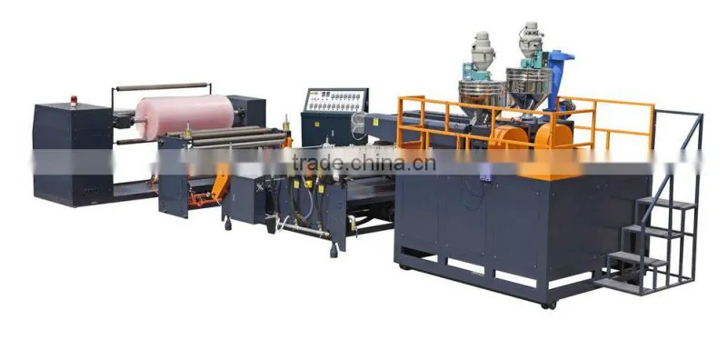 2015 easy control 2 Layer air bubble wrap film Machine 1000mm ZT