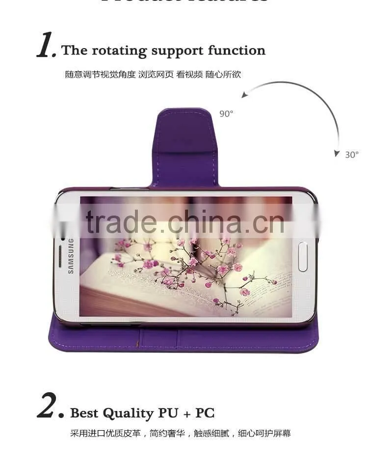 Factory directly Wholesale flip case for Apple Iphone 6 plus leather case
