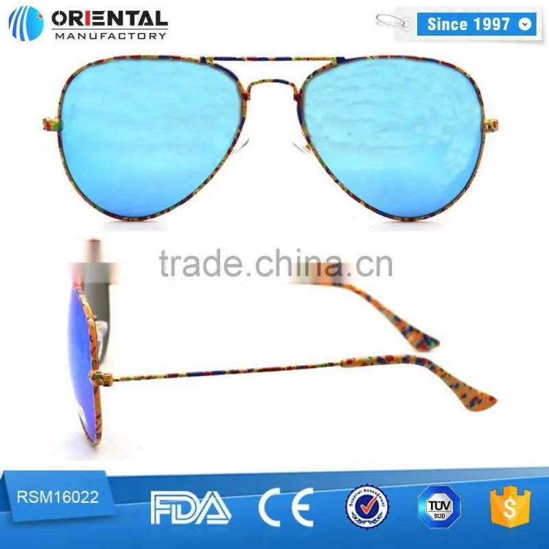 2016 Colorful Metal China Sunglasses