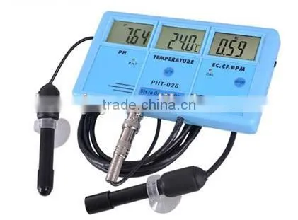 KL-026 6 in 1 Water Quality Tester PH Meter Aquarium EC/CF/TDS/ORP/Temp Monitor