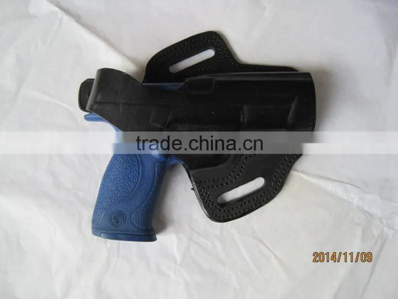 Leather gun holster gun protetive cover