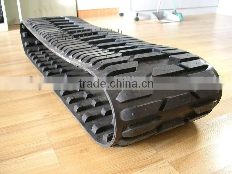 best qualified snow scooter rubber track/snow removal rubber track