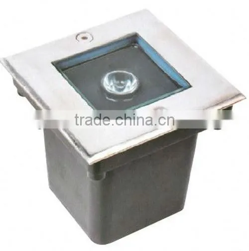 1W 3W 12v Led underground light IP65 Aluminium+Stainless steel ce 2013 12v 24v 230v RGB white warm white outdoor