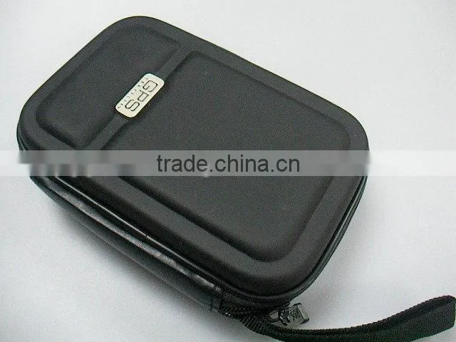 Metal logo black color new hard disk protective eva case