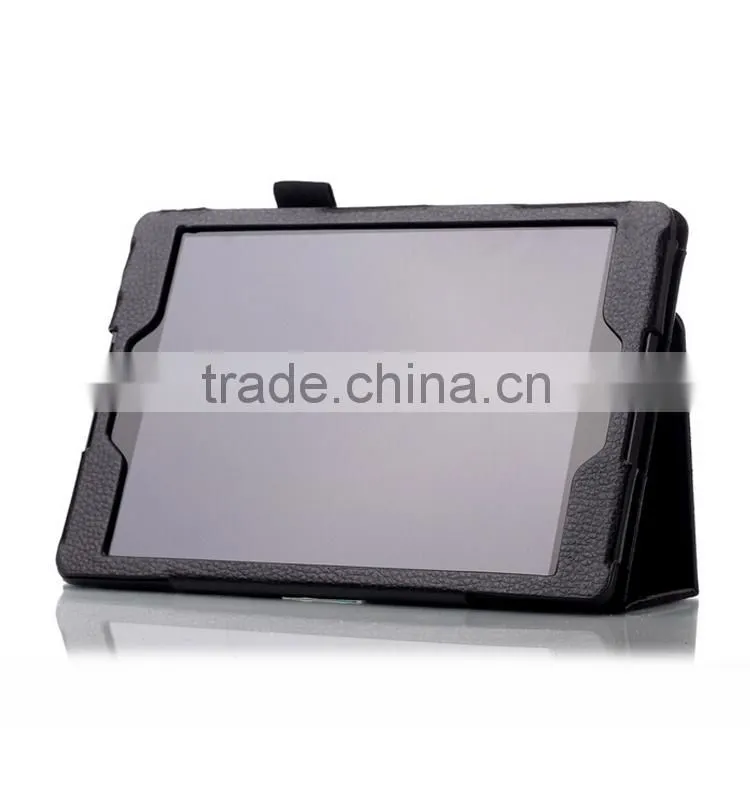 Book Style with Fold to Stand Feature Leather Case for google nexus 9
