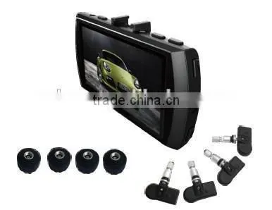 Sunplus chipset 3"Tire press+Car DVR with G-sensor and google Map 1080P