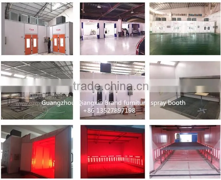 Water Wash Water Based Paint Spray Booth for Wood furniture (design size)