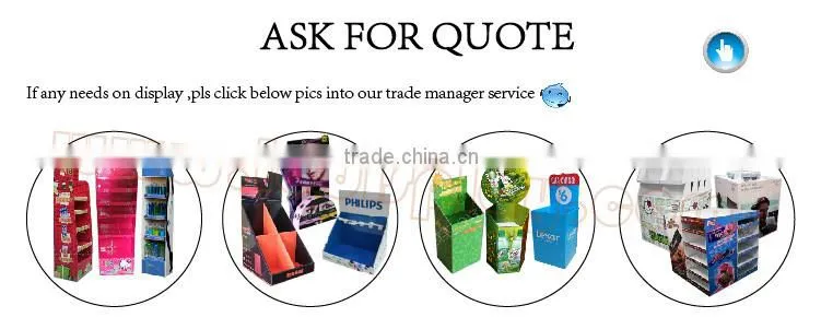 Custom poster advertising table cardboard standee design