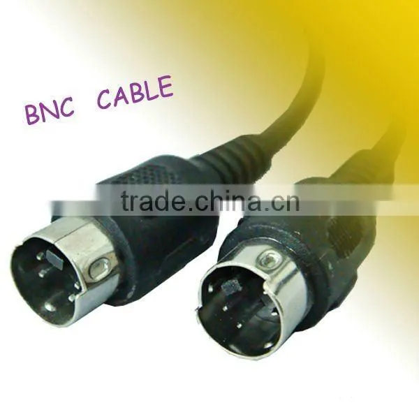 HIGH SPEED bnc patch cable black color MD4P CABLE