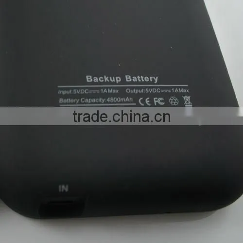 For Samsung Galaxy Note II External Battery! 4800mAh Power Bank Rechargable External Battery for Samsung Galaxy Note 2 N7100