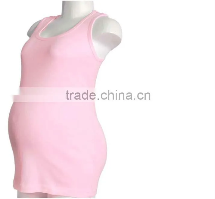 2016 New plus size Maternity Cotton Camisole top for Pregnant woman