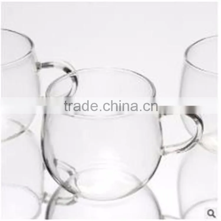 Small order can be accepted ! high temperature resistant borosilicate glass cup,tea/coffee glass cup wholesale