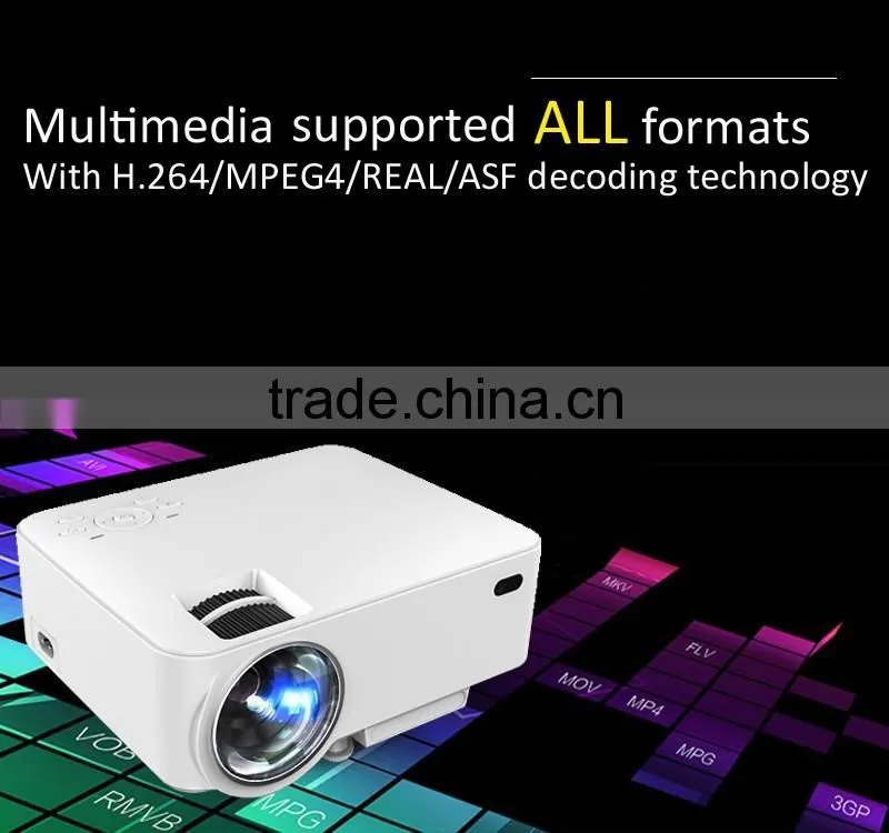 2016 Luxcine Mini portable cheap LED video projector 1080P