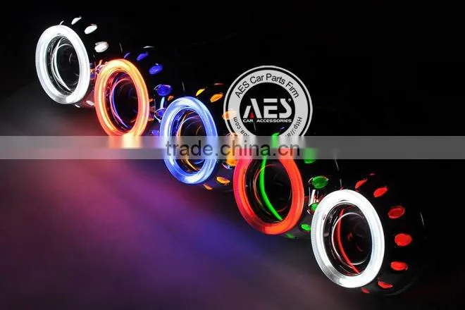 AES halo light ring h4 xenon mini projector lens
