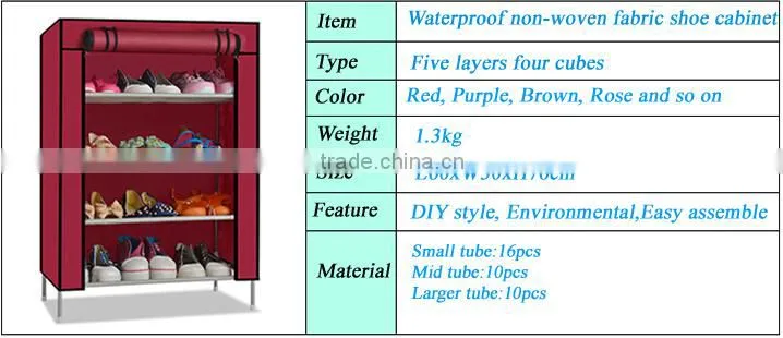 (FH-FC6010)Living Room Furniture Type and General Use Metal Shoe Rack Designs