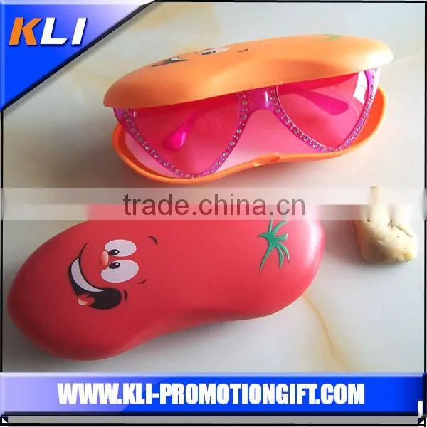 Cute cheap custom clear plastic glasses cases