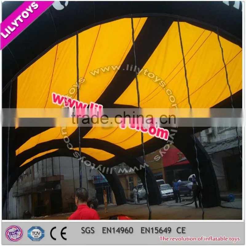 Professional factory hot sale top quality bunker inflatable even tent large