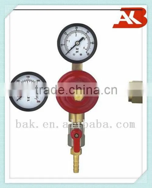 Double gauge-beer CO2 gas regulator CO2-13M04