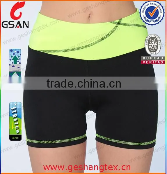 Quick dry lady high waist ladies shorts
