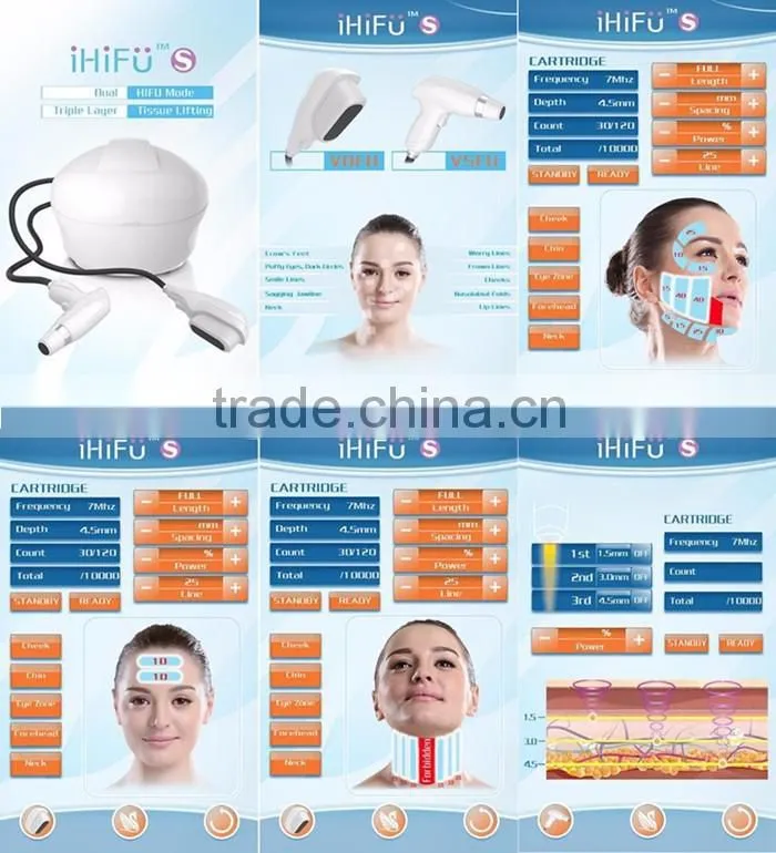 2016 New Products ultrasonic hifu skin care tool home oxygen facial machine factory