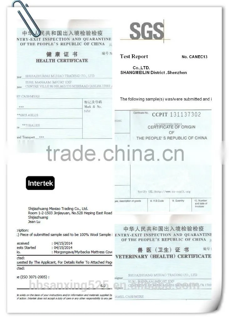 Chinese fleece sheep wool, Mogolian sheep wool, 28-32mic&70-110mm, raw white color