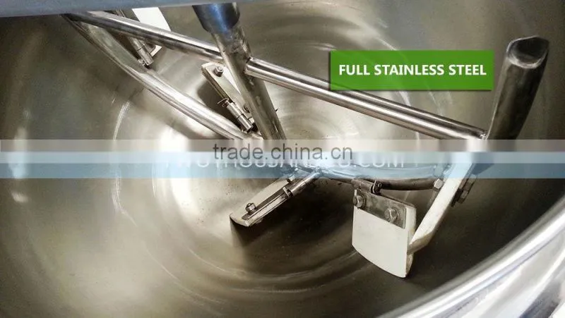 Jacket Kettle With Agitator - 300 L, Tiltable, With Agitator, TT-JK-STR300