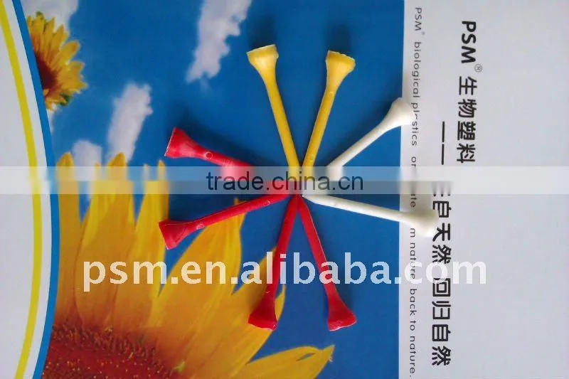 Biodegradable eco Friendly plastic golf tee
