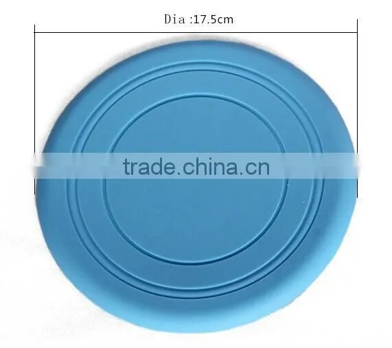 2017 silicone rubber Flying Disc dog frisbee