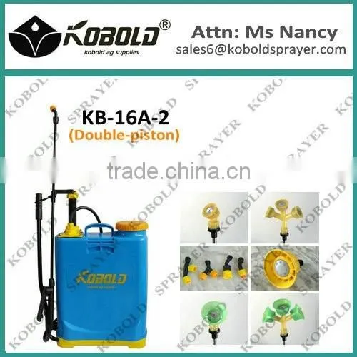 (605928) Double piston 16L/20L knapsack agriculture hand sprayer