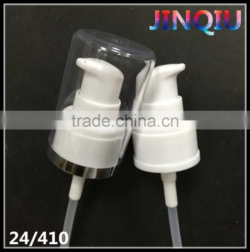24/410 Cream Pump Dispenser with AS Transparent Cap