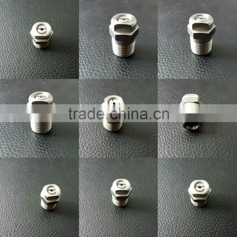High Pressure Small Garden Ss Carbide Water Vee Jet Nozzle