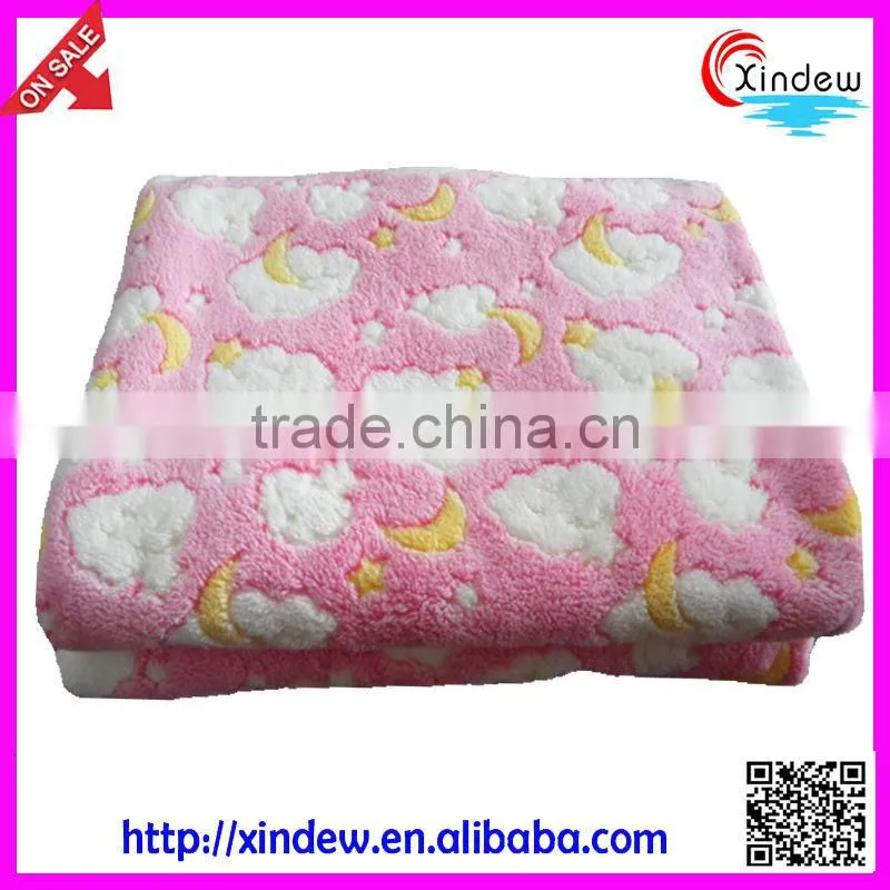 hot coral fleece blanket 9