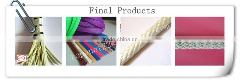 Rope braiding machine/diamond braided rope machine