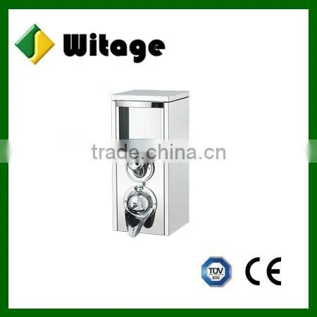 ISO factory fashion design stainless steel coffee bean dispenser