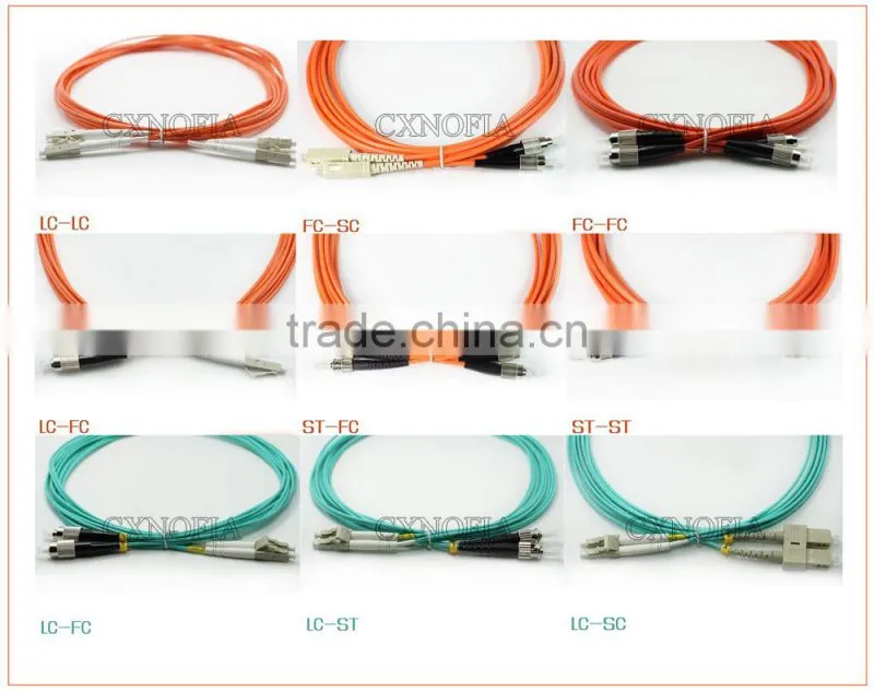 ST/FC/SC/LC/APC Optical Fiber Jumper Cables