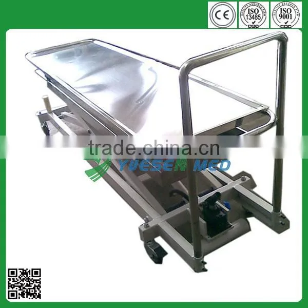 One stop shopping funeral service mortuary trolley