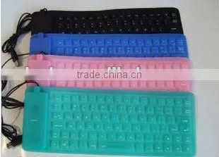 USB Flexible Keyboard/ usb foldable keyboard/usb silicone keyboard