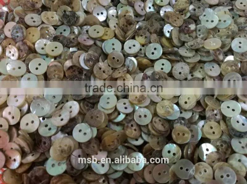 Cheap natural japan akoya shell buttons for shirt cuff