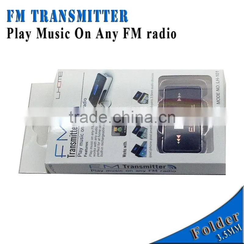 2014 Folder fm transmitter for htc instructions mobile phone player for galaxy s3 HTC SONY Iphone 4 4s 5
