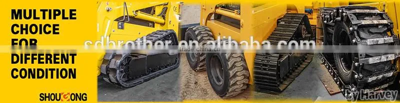 Cabin compact China skid steer loader with EPA proved Kohler engine manufacturer