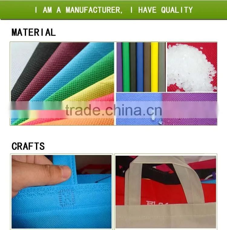 Factory specialized in making non woven bag, fine workmanship and superior quality