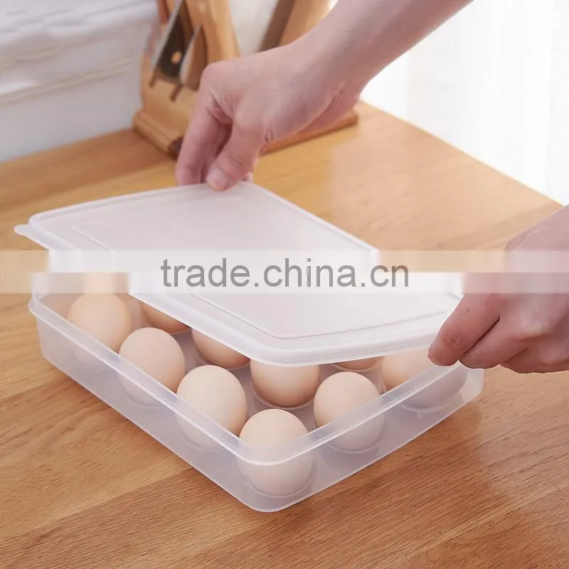 Egg Container Holder Box Refrigerator Storage Tray for 12 eggs