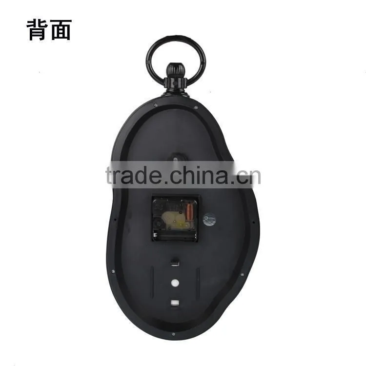 2015 the newest wall quartz clock melting wall clock novelty home decor wall clock art clock