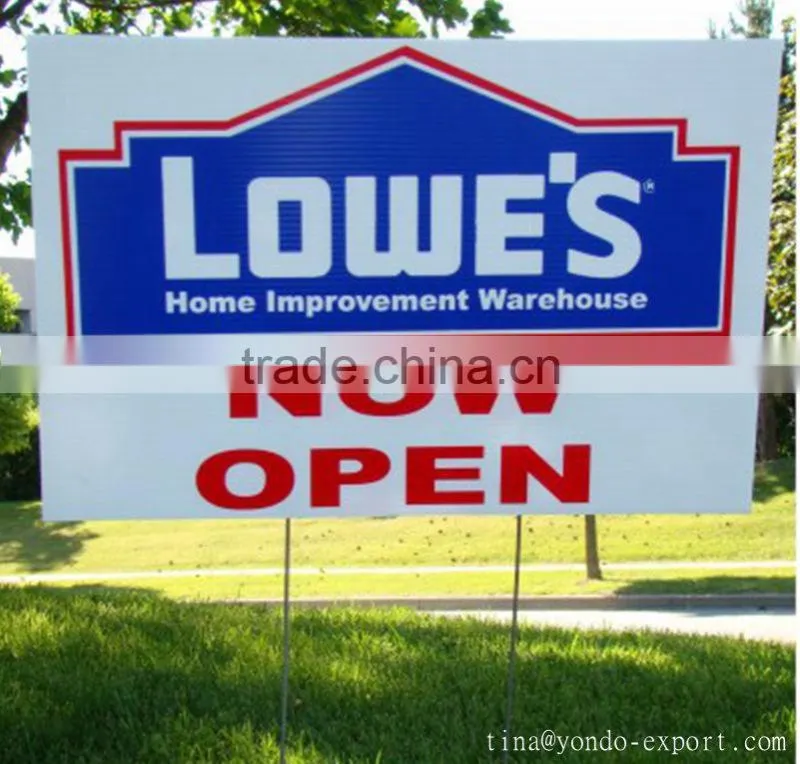 corrugated plastic sign, correx sign,corflute sign,