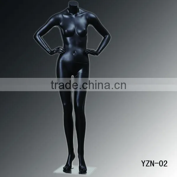 Fashion fiberglass headless female mannequins for swimwear