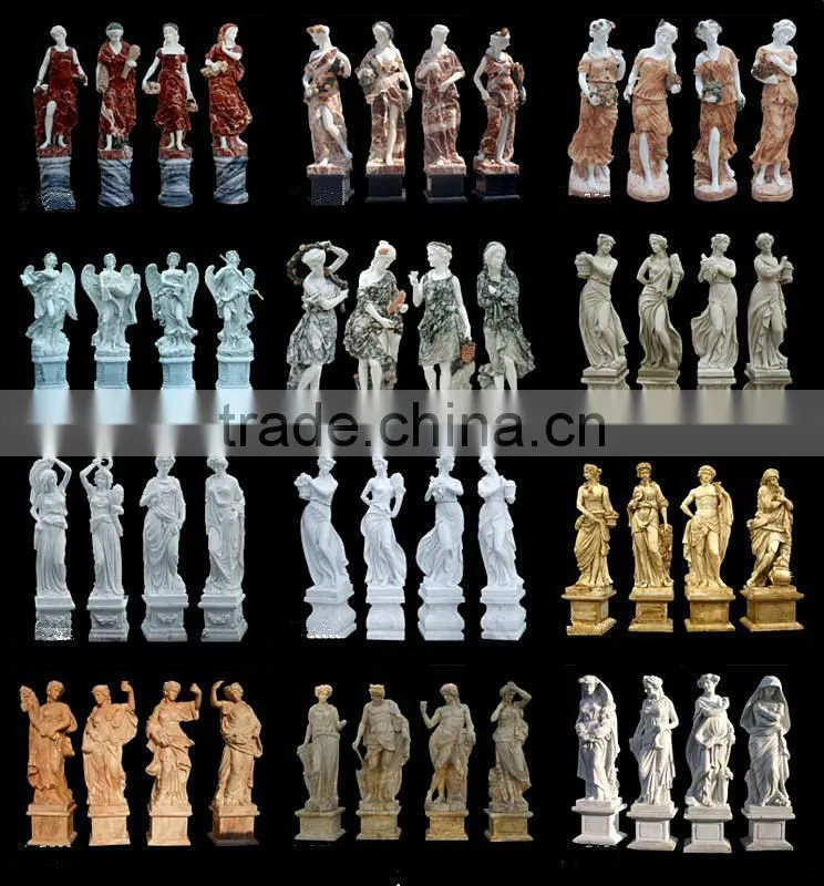 Hand Carved Marble Four Seasons God Statue