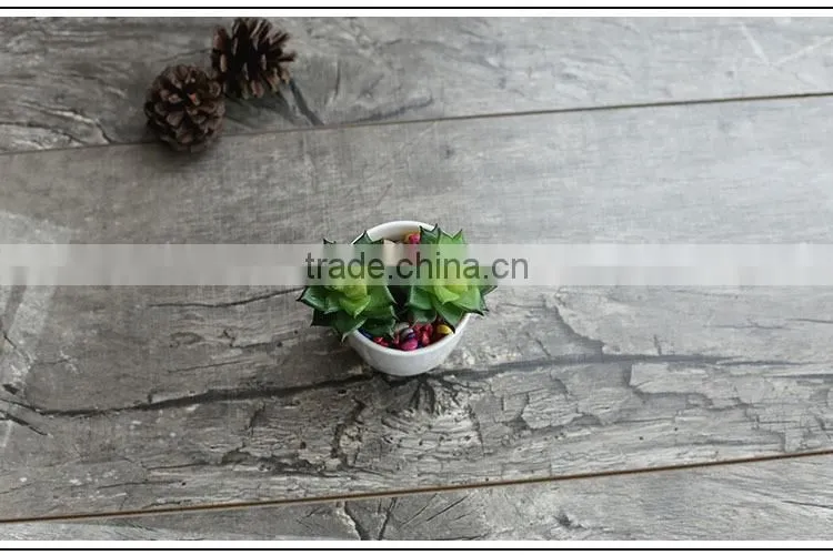Simple morden desktop decor mini white ceramic flower pots for succulent planter