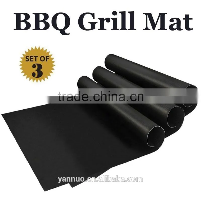 Teflon BBQ Grill Mat, Non-Stick Barbecue Pad Copper Chef