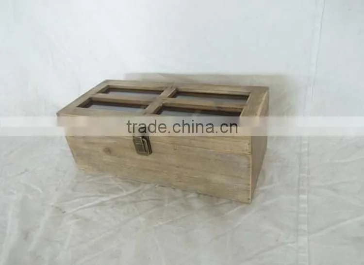 New Product Natural Home Storage Unique Design Antique Wood Box